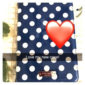 Kate Spade IPad Mini Cover/Case Polka Dot